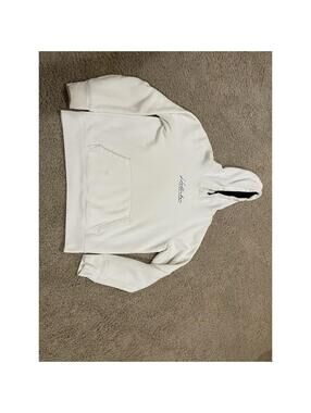 Men’s Hollister White Hoodie sweatshirt L Large